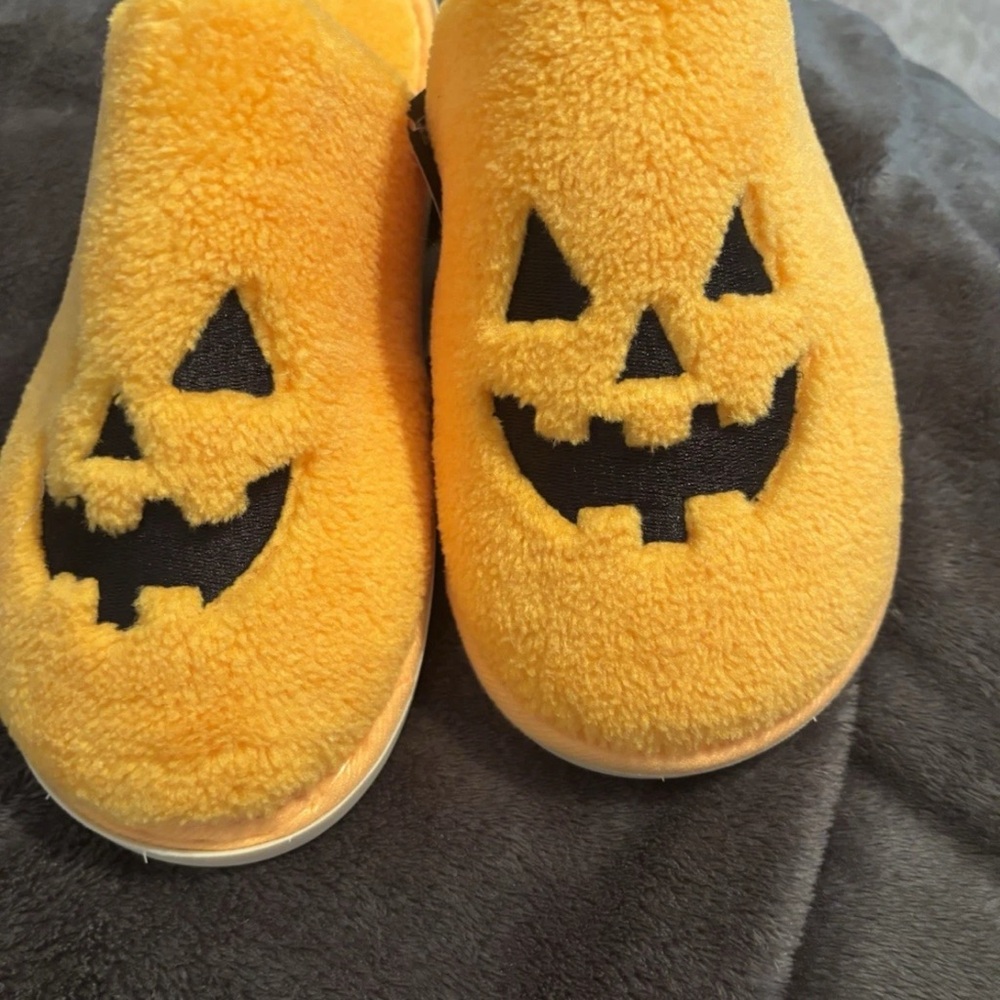LG Orange Slippers with White Soles